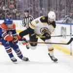 Zacha helps Bruins beat Oilers 3-2 for 7th straight win