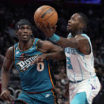 Bey hits late 3-pointer to help Pistons beat Hornets 118-112