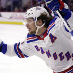 Panarin's 4-goal night helps Rangers stop Hurricanes' streak