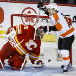 Rookies Allison, Ersson lead Flyers to 4-3 win over Flames