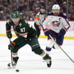Kaprizov caps hat trick in OT as Wild beat Blue Jackets 3-2