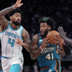 Bey hits late 3-pointer to help Pistons beat Hornets 118-112