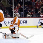 Mercer extends goal streak to 6 games, Devils roll Flyers