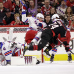 Panarin's 4-goal night helps Rangers stop Hurricanes' streak