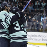 DeBrusk scores late in 3rd period, Bruins edge Kraken 6-5