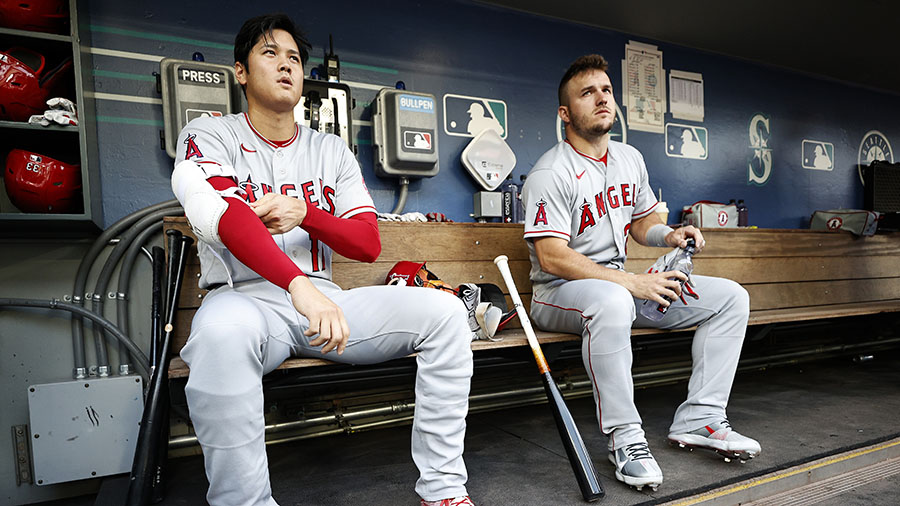 Mariners Shohei Ohtani Mike Trout...