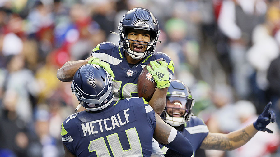 Seattle Seahawks Tyler Lockett DK Metcalf...