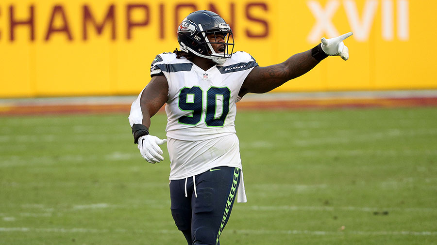 Seattle Seahawks Jarran Reed...