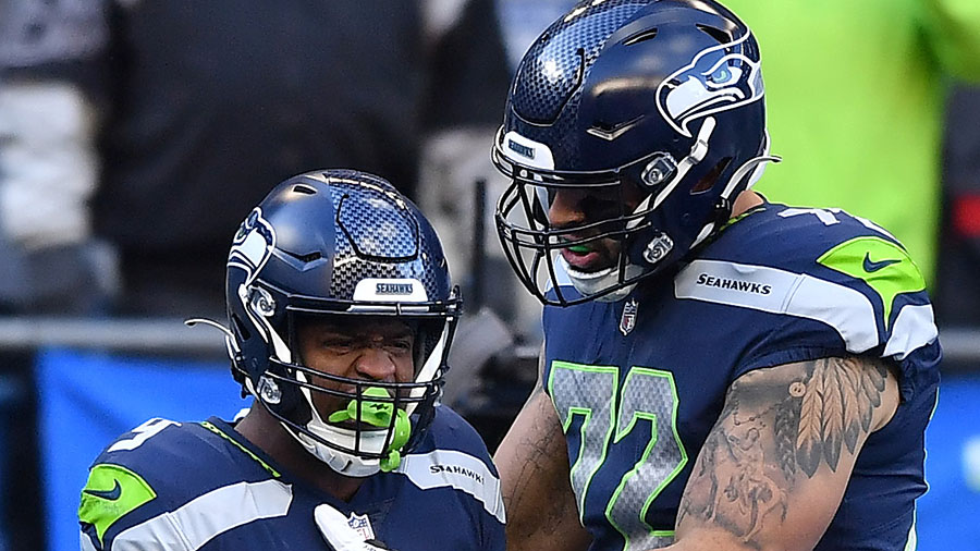 Seahawks Kenneth Walker III Abraham Lucas...