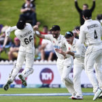New Zealand edges England by 1 run in test cricket thriller
