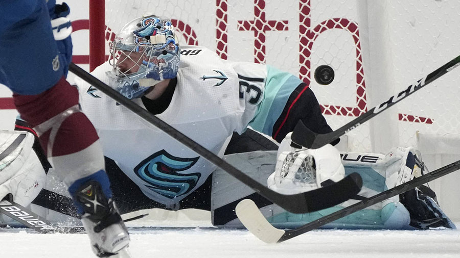 Seattle Kraken Philipp Grubauer...