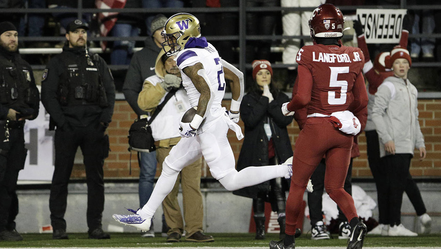 Pac-12 UW WSU Apple Cup...