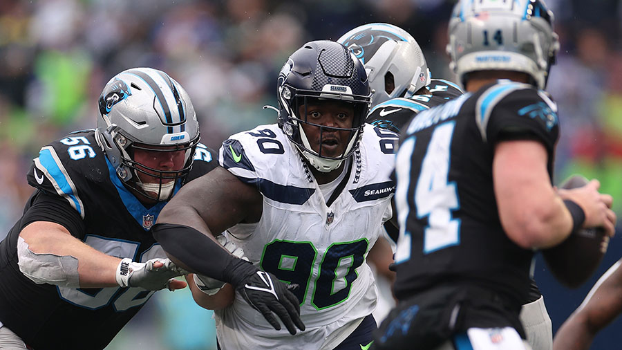 Seattle Seahawks Jarran Reed...