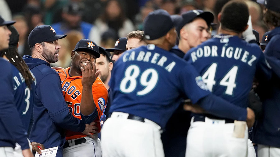 Seattle Mariners Julio Rodríguez Héctor Neris...