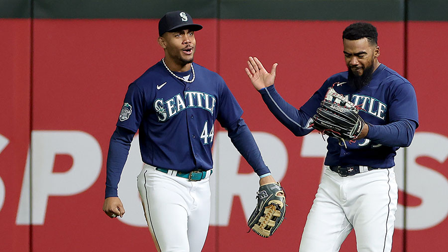 Seattle Mariners Julio Rodriguez Teoscar Hernandez...