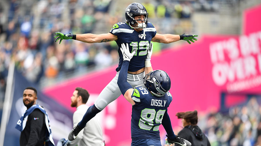 Seahawks WR Jake Bobo's TD catch must be seen to be believed
