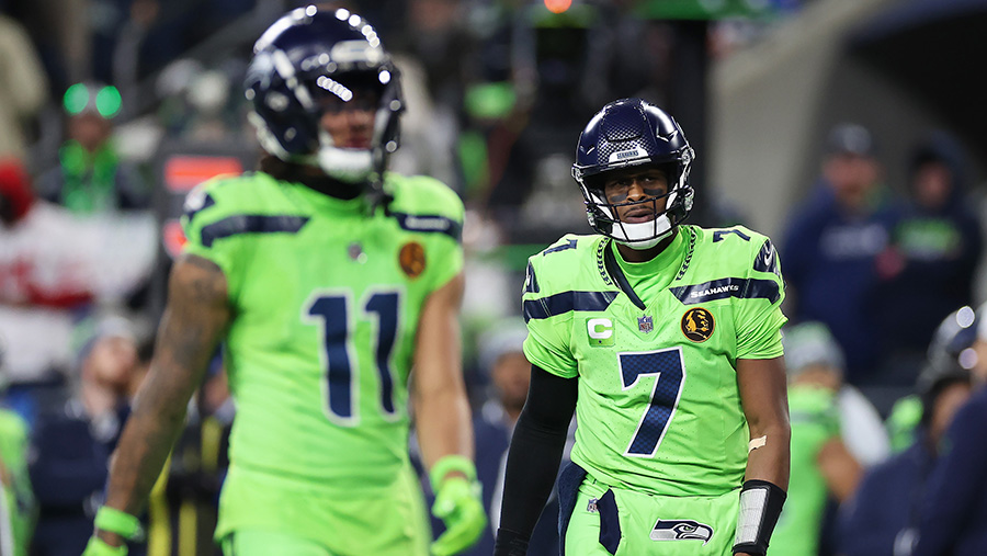 Seattle Seahawks Geno Smith...