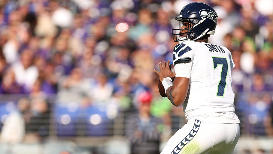 Seattle Seahawks Geno Smith...