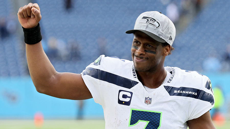 Seattle Seahawks Geno Smith...