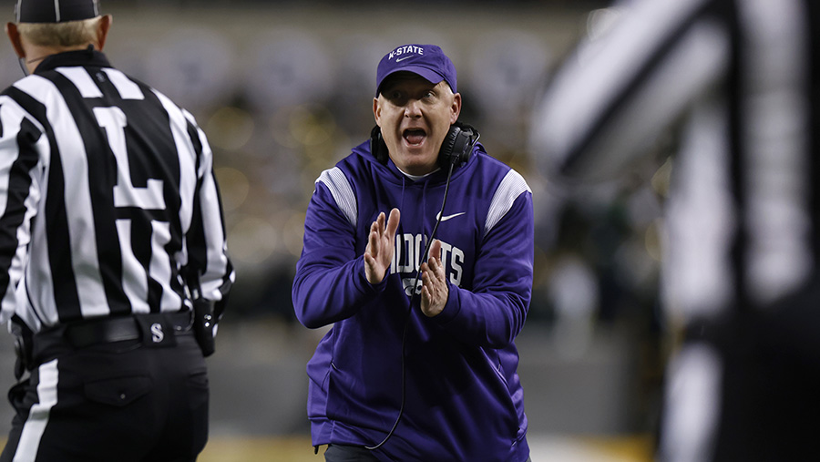 UW Huskies head coach Chris Klieman...