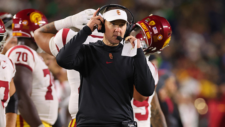 Seattle Seahawks head coach Lincoln Riley...