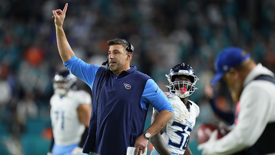 Seattle Seahawks coach Mike Vrabel...