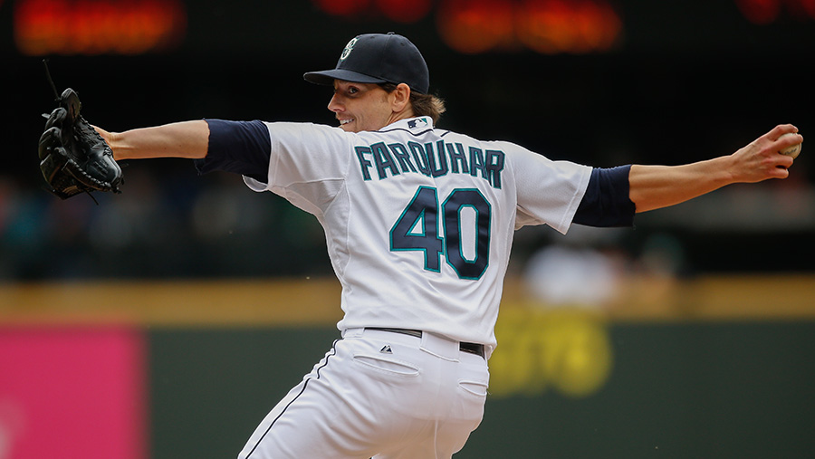 Seattle Mariners Danny Farquhar...