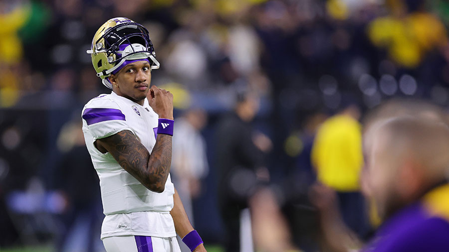 Seattle Seahawks Michael Penix Jr. UW Huskies NFL Draft...