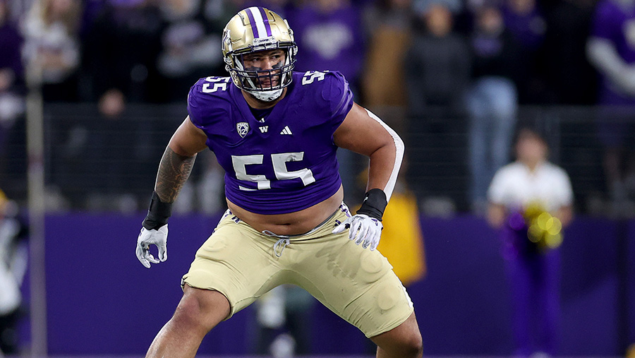 Seattle Seahawks mock draft Troy Fautanu...