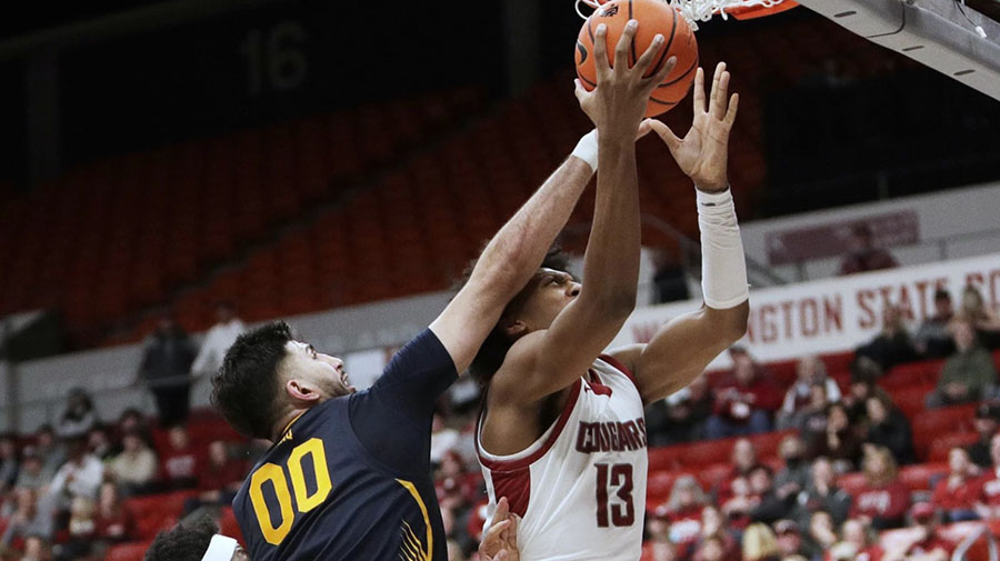 WSU basketball Isaac Jones Cougars...