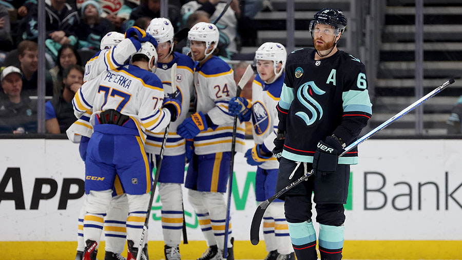 Seattle Kraken Adam Larsson Buffalo Sabres...