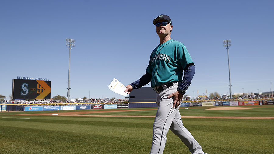 Seattle Mariners spring training Scott Servais...