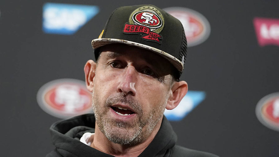 Kyle Shanahan San Francisco 49ers crash coach NFL Draft...