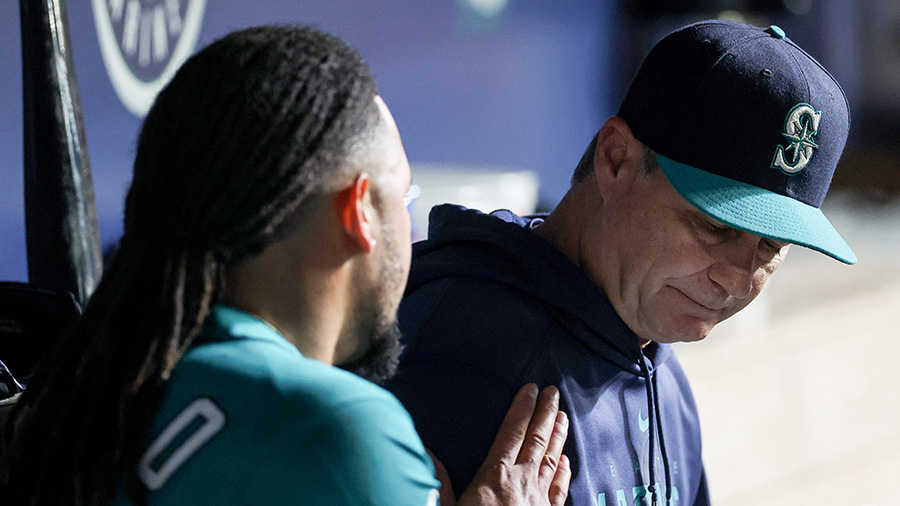 Seattle Mariners Scott Servais manager...