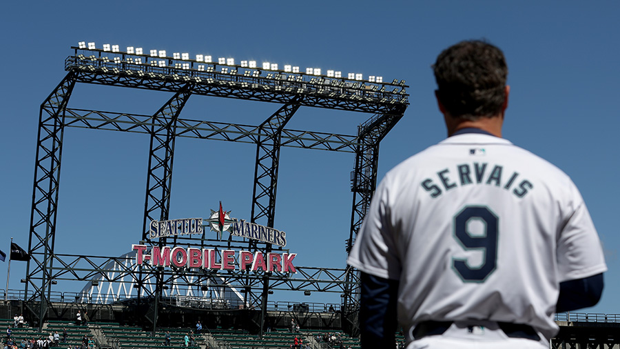 Seattle Mariners Scott Servais manager...