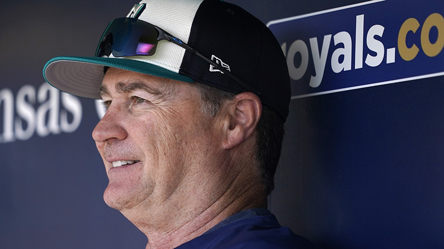 Seattle Mariners Scott Servais manager...