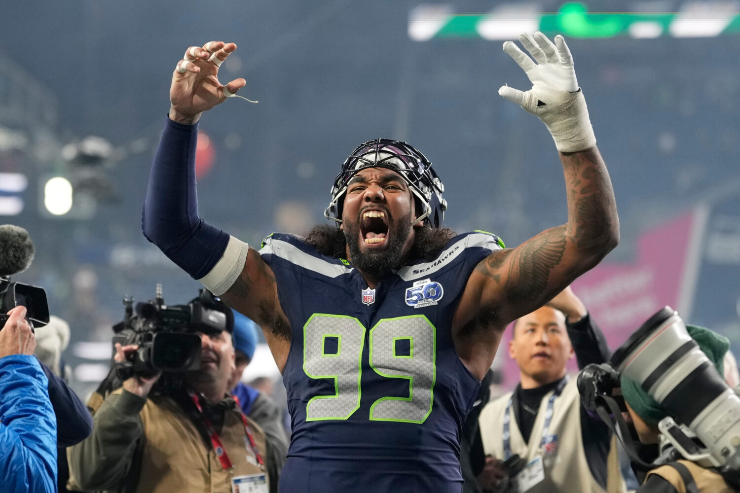 Seattle Seahawks Rams Leonard Williams...