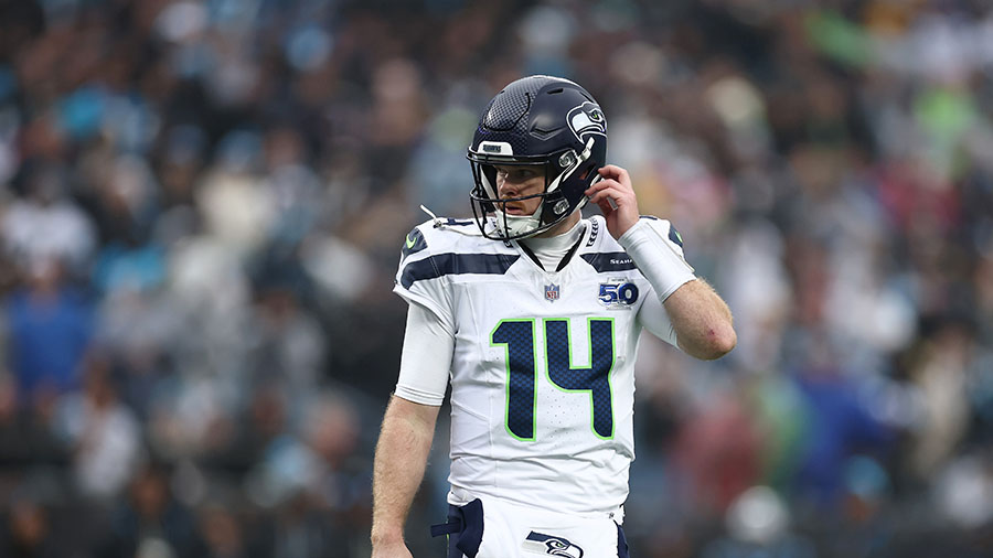 Seattle Seahawks Sam Darnold...